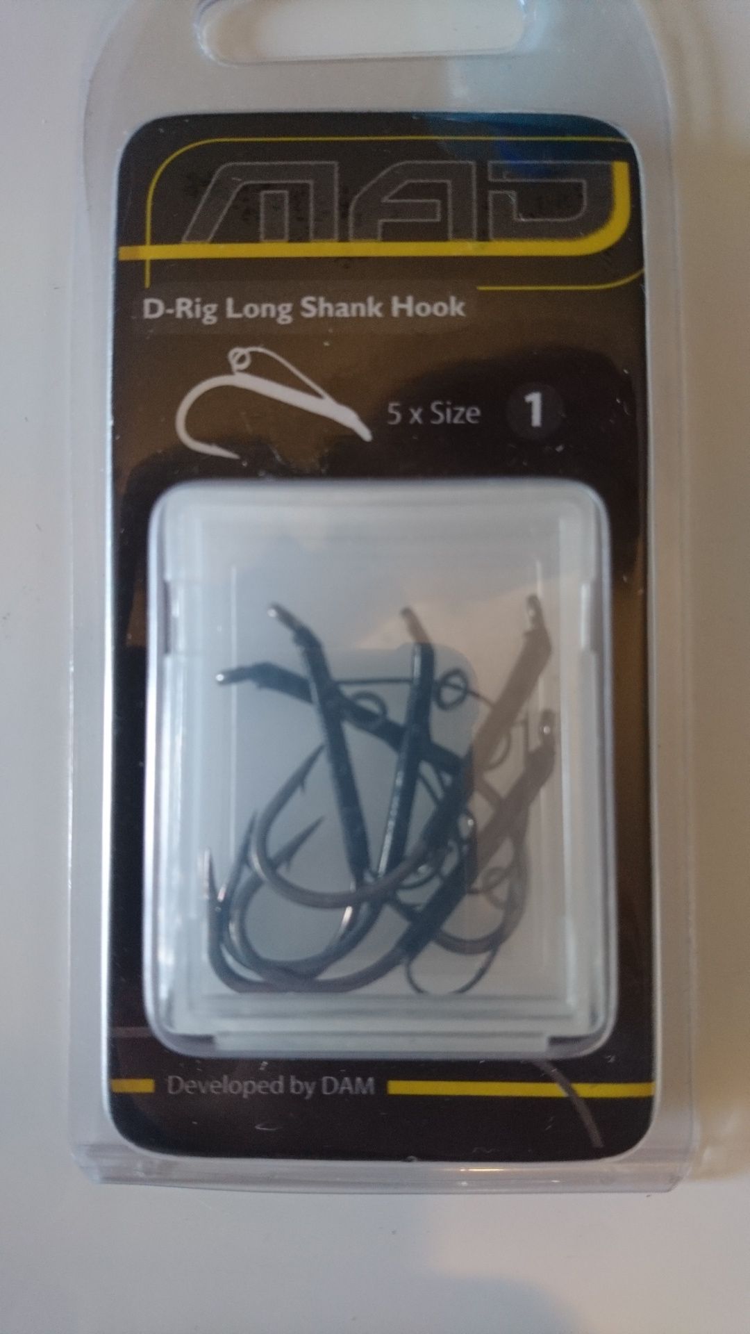 MAD haczyki D-Rig Longshank size 1