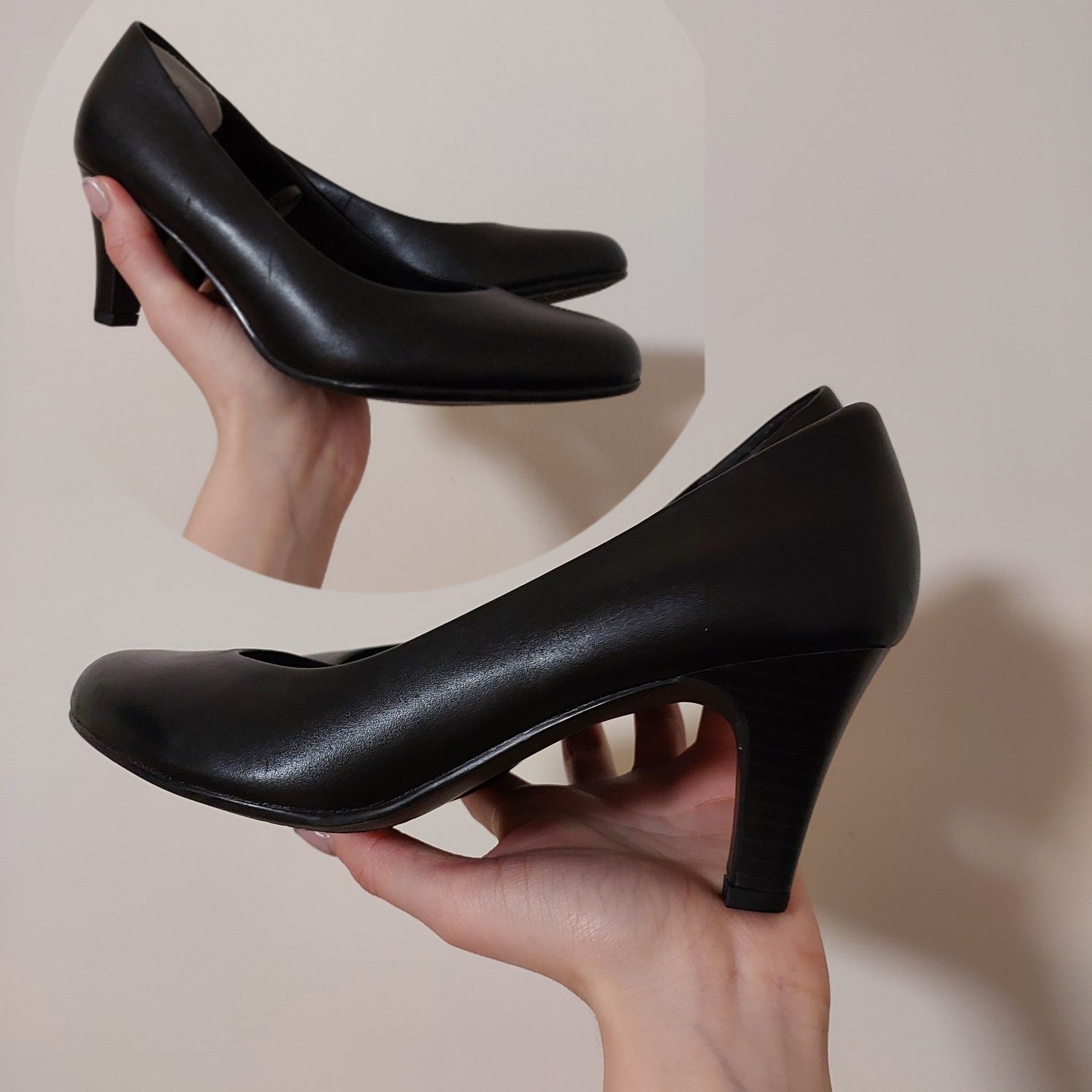 Класичні чорні туфлі 5th avenue