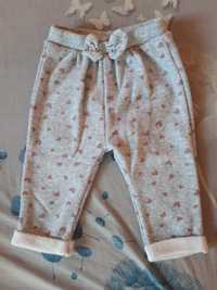 Теплі штани для дівчинки (4-6 місяців)