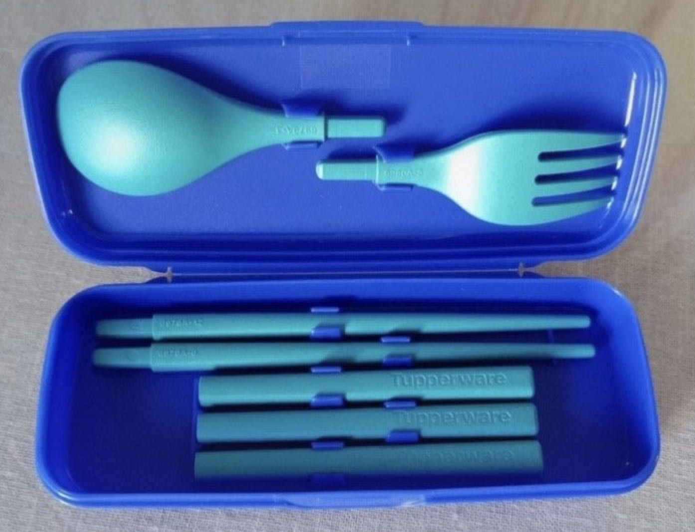 Estojo com Talheres Tupperware