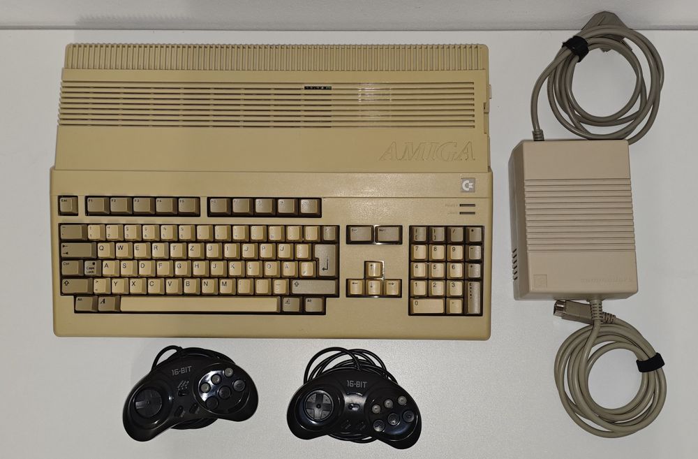 Komputer Amiga 500 A500 Commodore Zasilacz Pady