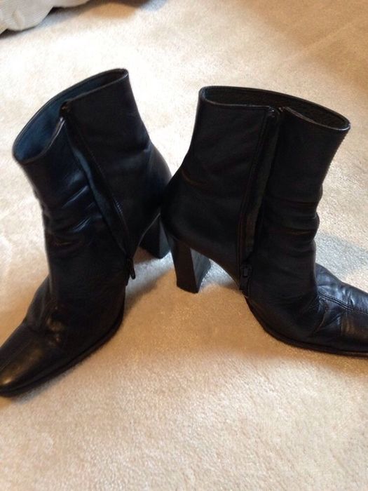 Sapatos e Botins em pele tam 36 Mango