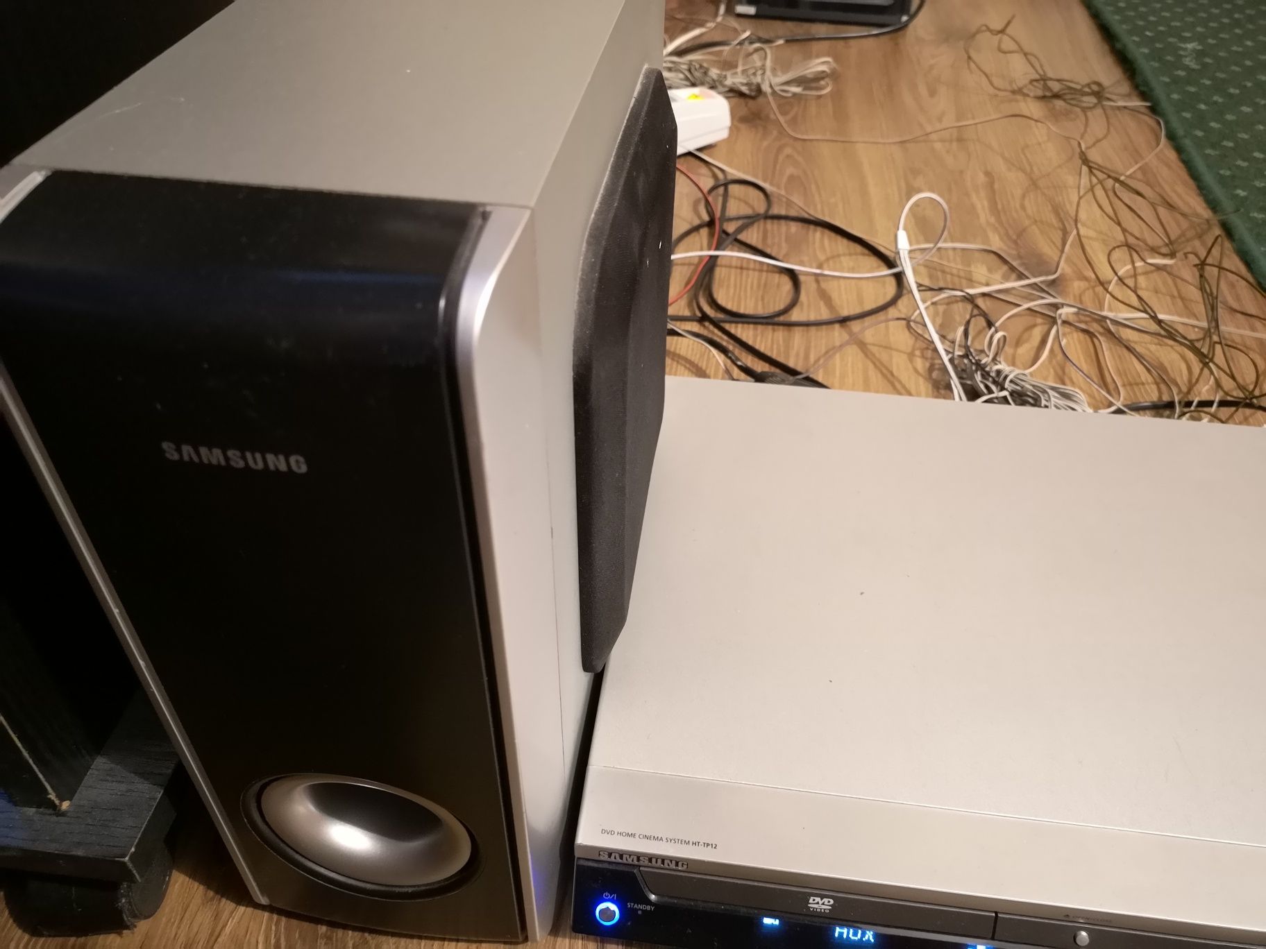 Kino domowe, DVD Samsung, 4x głośniki + subwoofer