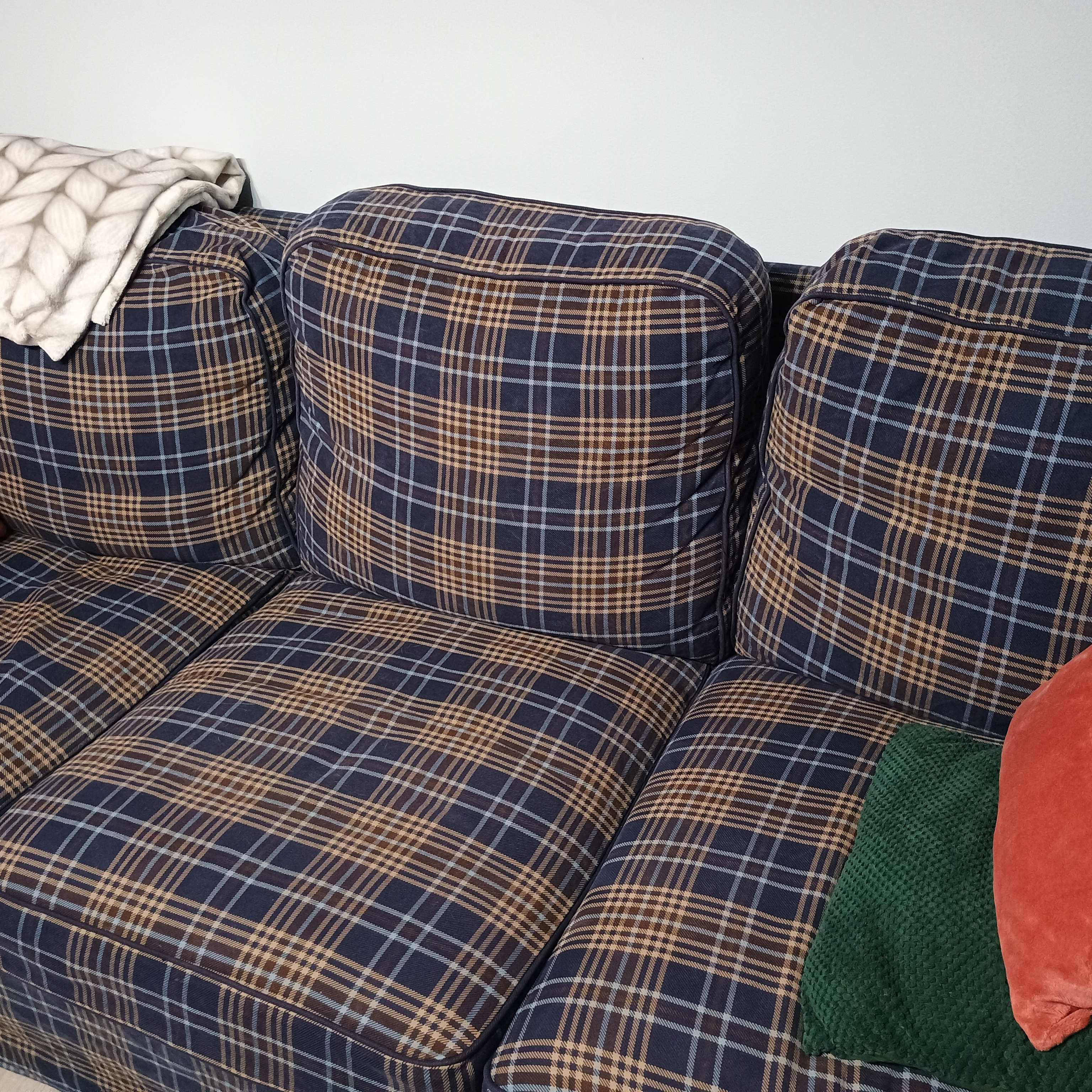 Sofy Ektorp zestaw 3 elementów - sofa 2 + sofa 3 +podnóżek
