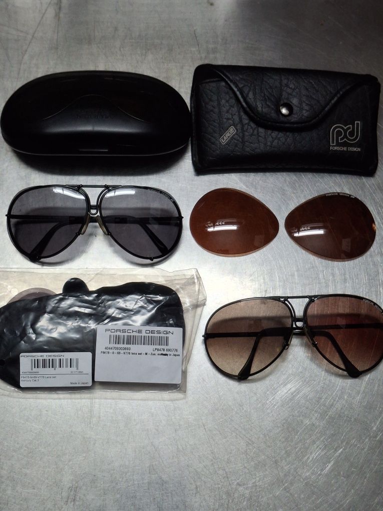 Óculos Porsche Design clássico e 8478