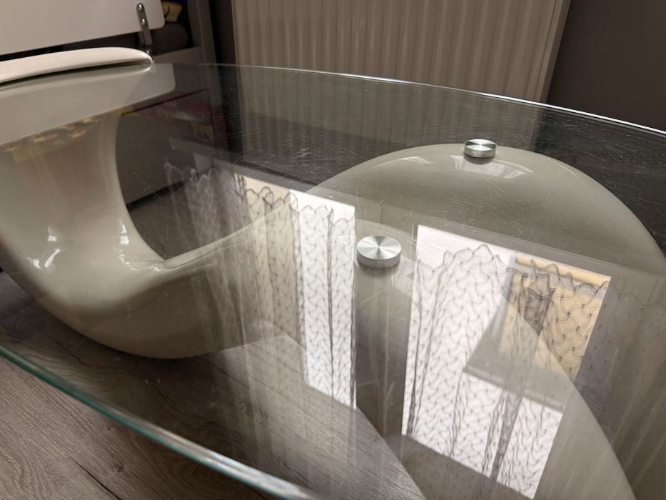 Stolik kawowy biały