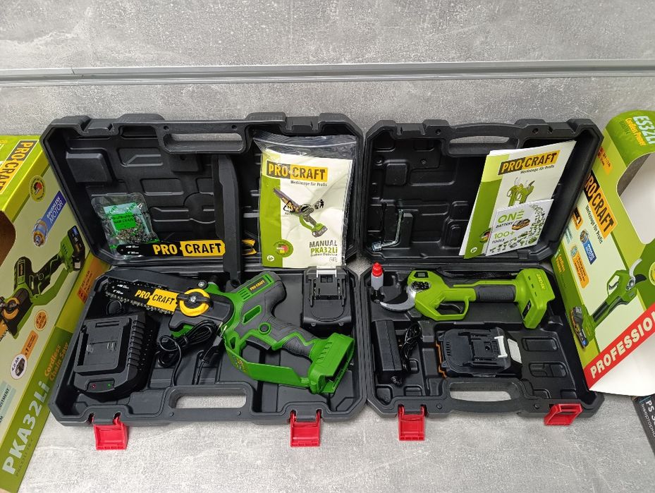 Акумуляторна пила Procraft PKA32Li+секатор Procraft ES32L- АКЦІЯ!
