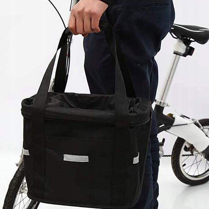 Kosz rowerowy click przód koszyk materiałowy przewożenie psa