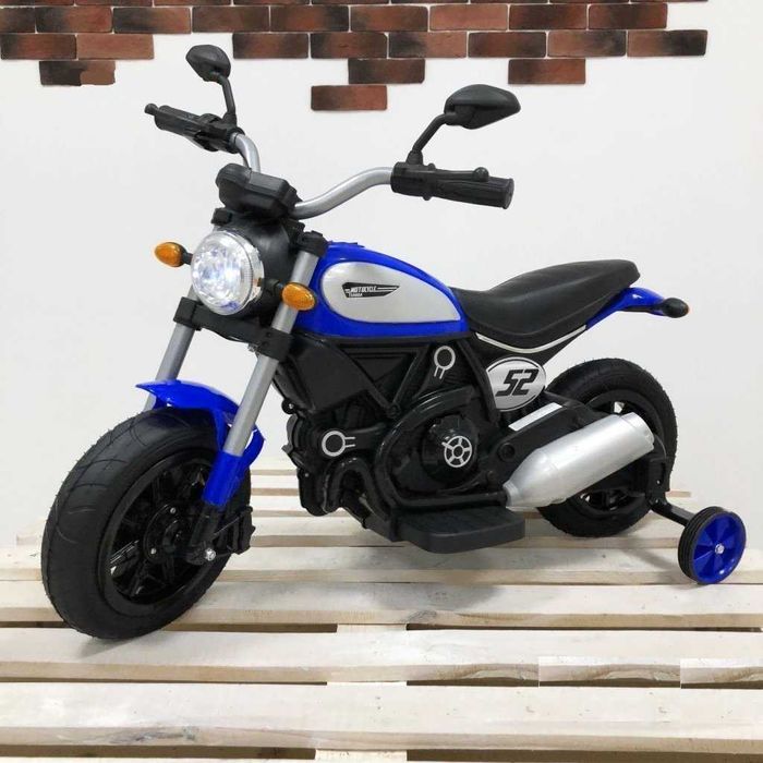 Motocykl TRIUMPH BOBBER Chopper Elektryczny Auto AKUMULATOR 2 DZIECI