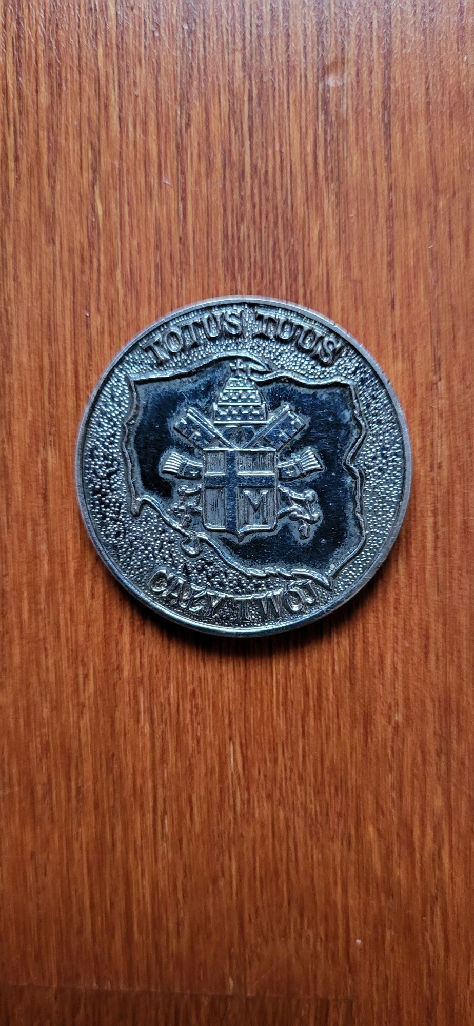 Medal z papieżem Janem Pawłem II