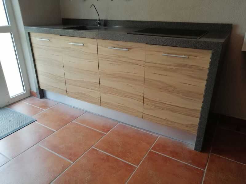 Okazja.Wodoodporny blat z kompozytu +zlew wraz z szafkami