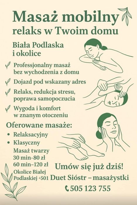 Masaż Biała Podlaska i okolice