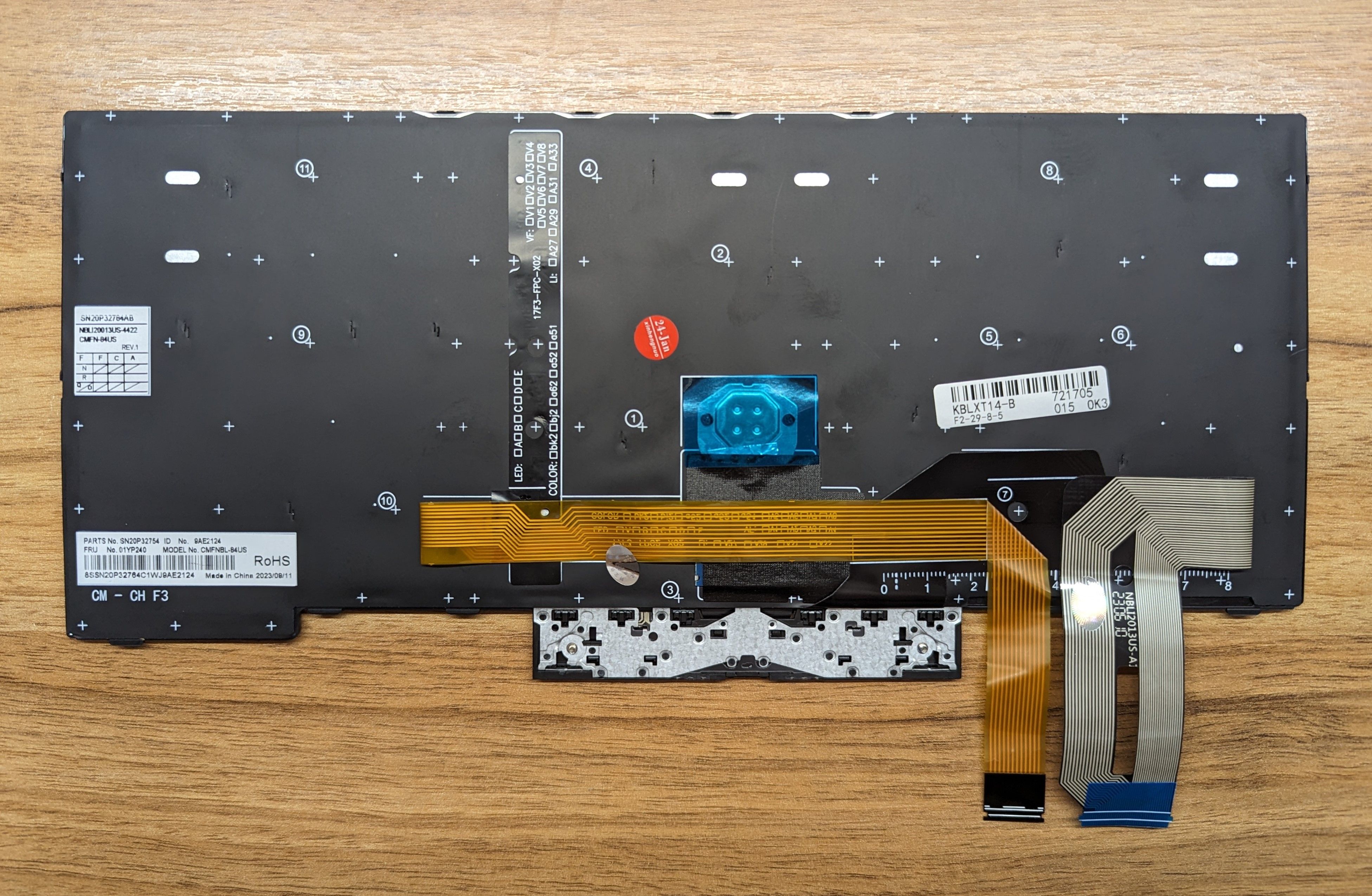 Клавіатура Lenovo t14, p14s, p14s gen1 gen2