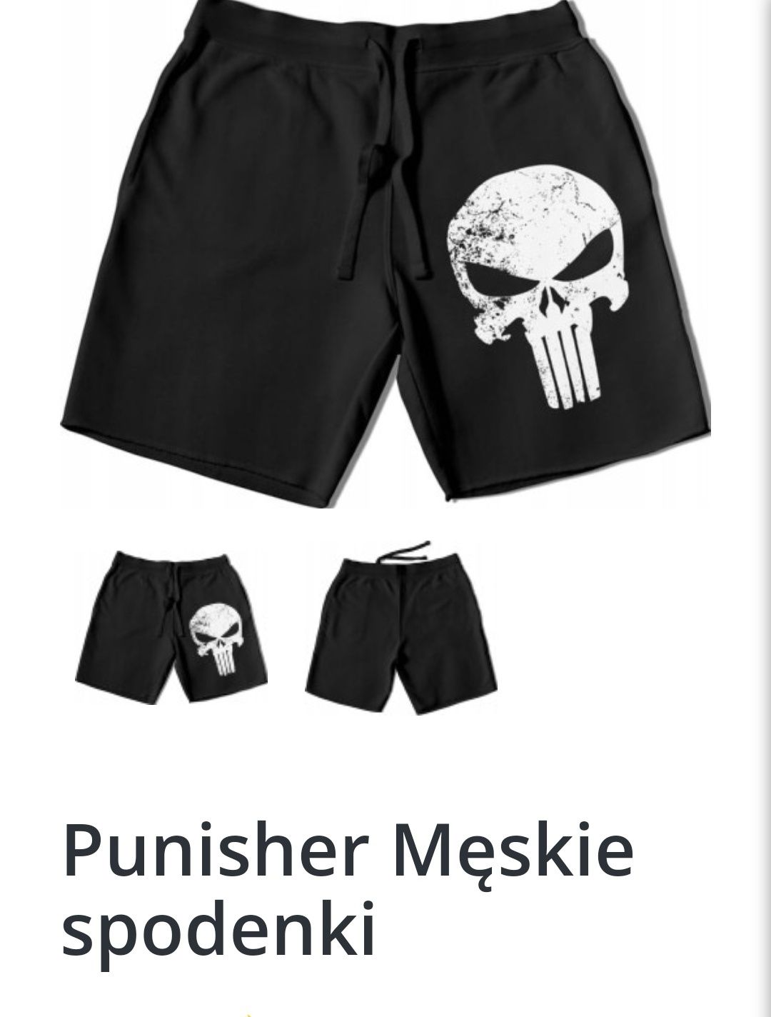 Spodenki punisher rozm M