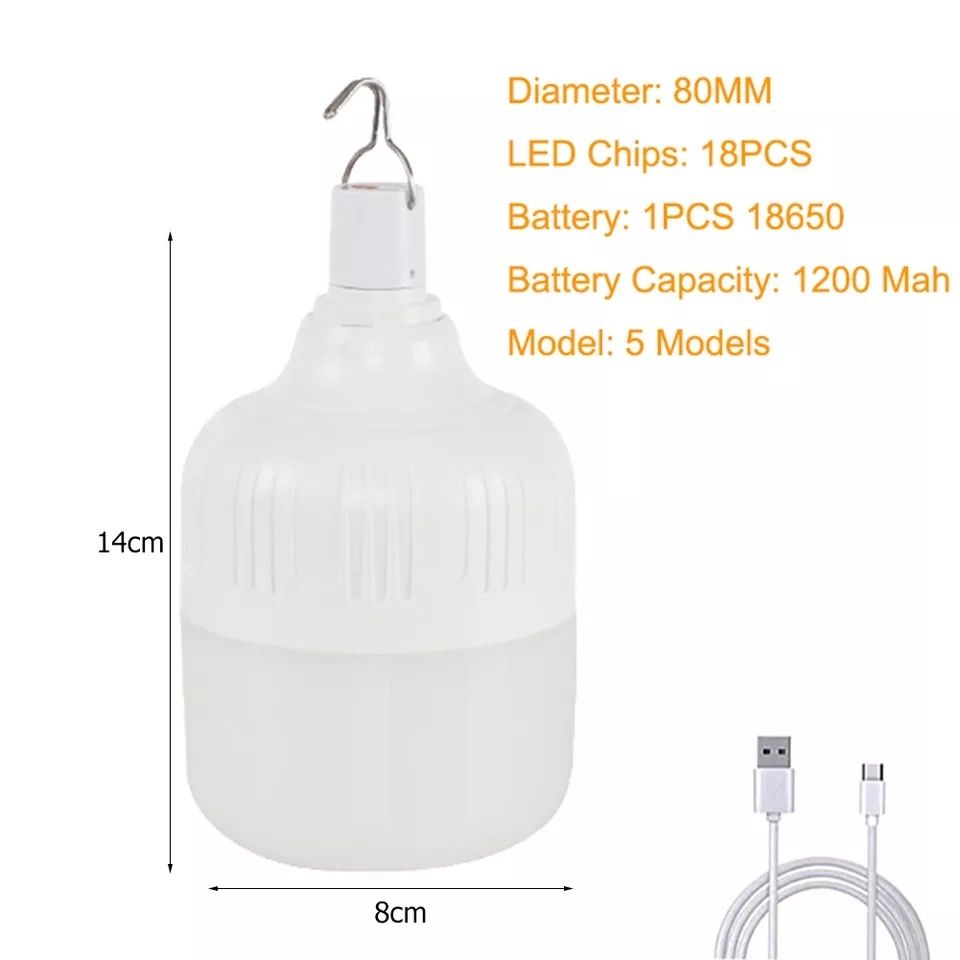 Лампа 200w з акумулятором