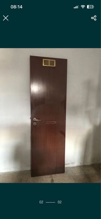 Portas madeira  2 portas