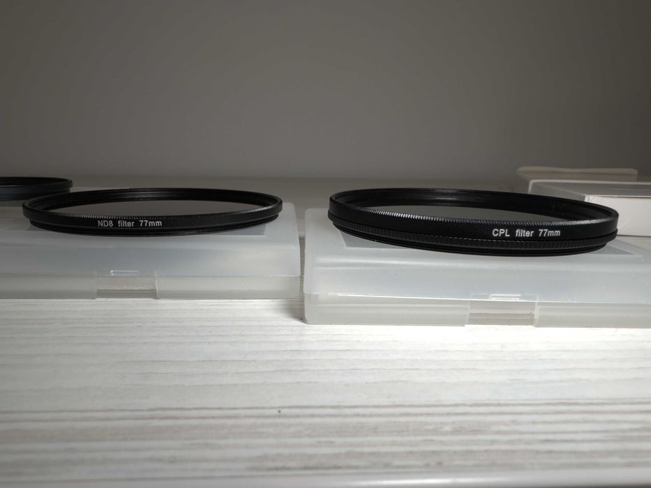 Фільтр ND8 на 77мм та UV на 67 мм нові без використання