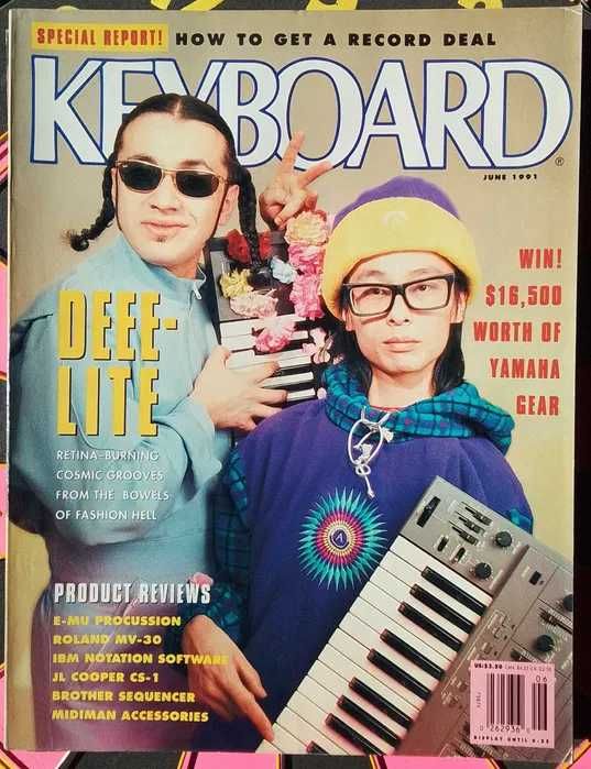 Números antigos da revista Keyboard