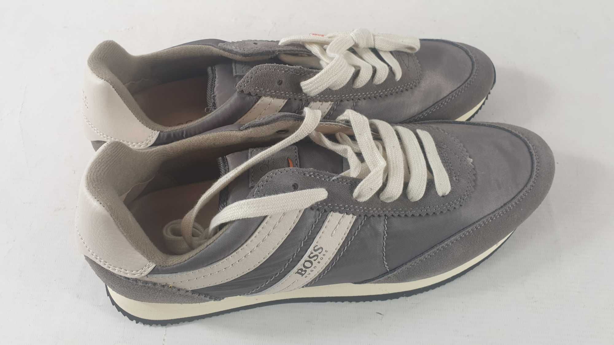 Hugo Boss buty męskie sportowe Hugo Boss Medium Grey rozmiar 44