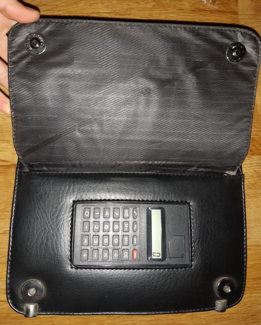 Барсетка мужская сумка с калькулятором. Чоловіча сумка для чоловіків