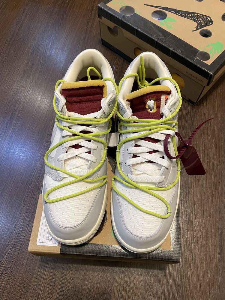 Nike Dunk low Off-White lot 8