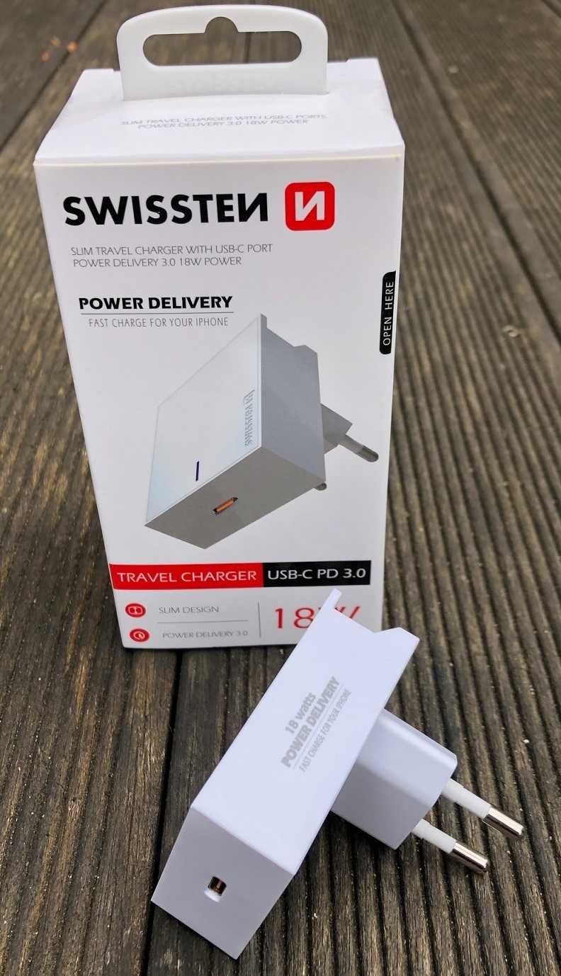 Szybka Ładowarka Sieciowa SWISSTEN 18W PD 3.0 Typ C * Wejherowo