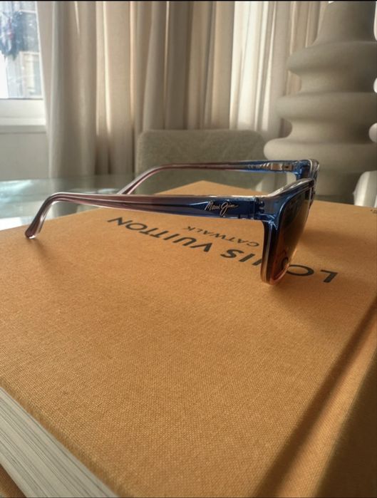 Óculos Maui Jim HONI originais (MJ0758S-003) com lentes polarizadas