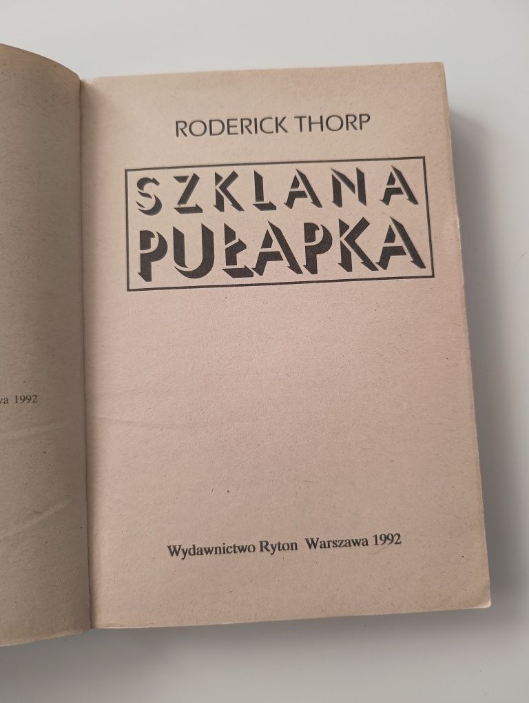 "Szklana pułapka" Roderick Thorp