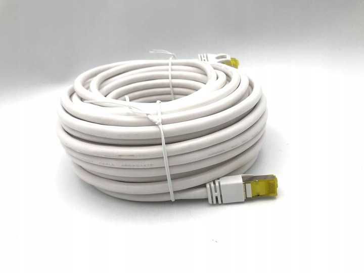 Kabel sieciowy 7,5m PRIMEWIRE 26AWG*4TP S/FTP biały