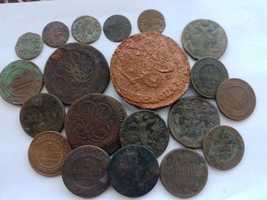 20 старых монет1666 -1909 царской России и старой Европы