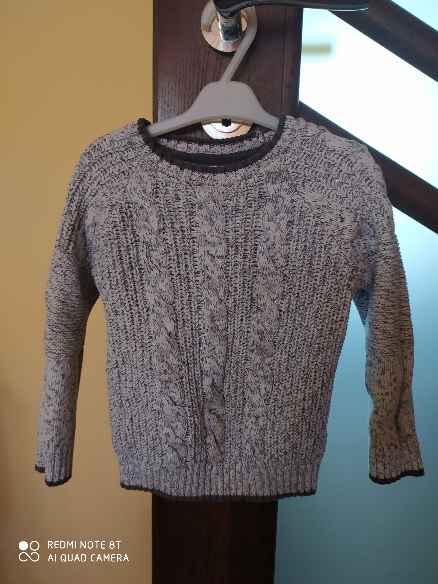 Sweter bluzka cieplutki F&F rozmiar 92-98