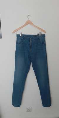 Jasne jeansy skinny XL