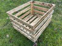 Skrzynka drewniana 50x40x30 opalona