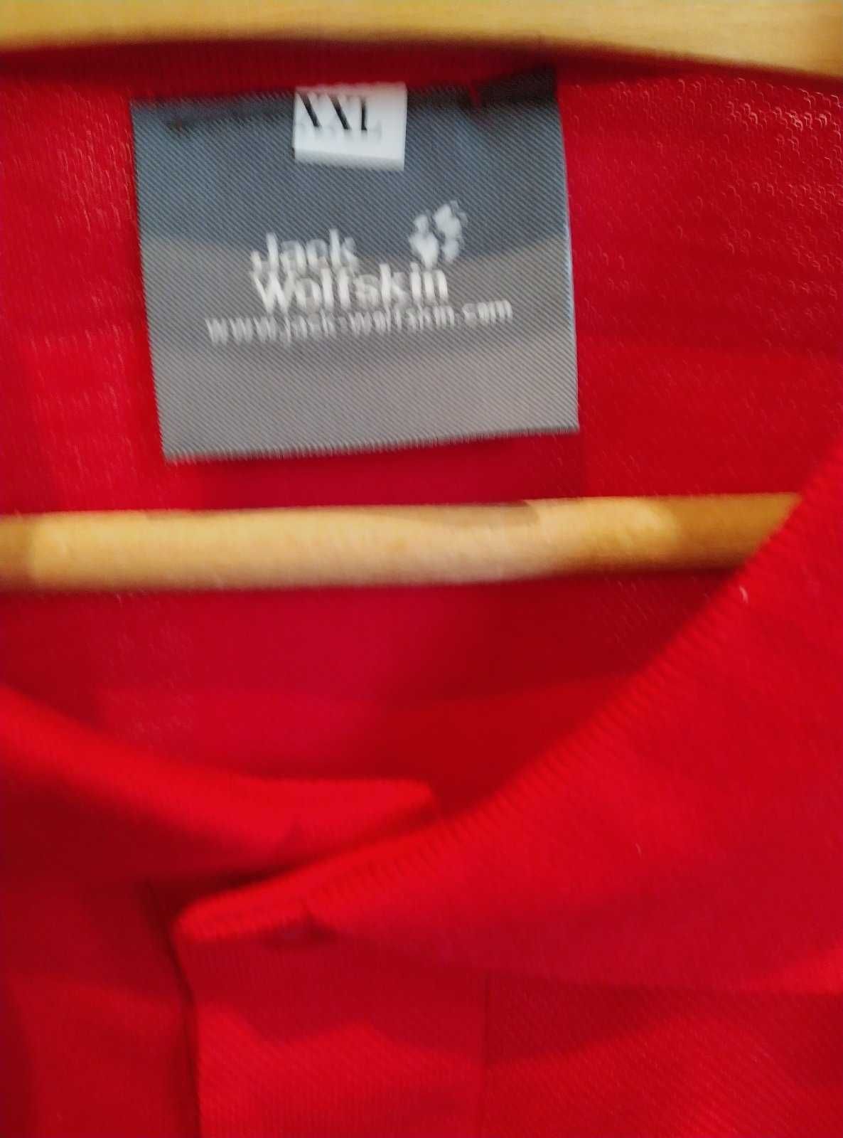 Красная рубашка-поло Jack Wolfskin XXL НОВАЯ размер 50-52