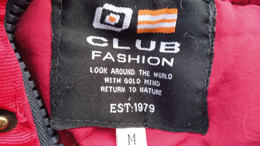 Męska kurtka narciarska club fashion M zimowa nart snowboard dla czada