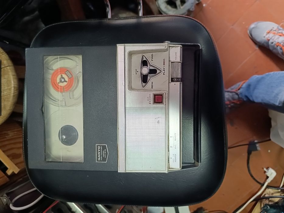 Leitor gravador  de bobines musica