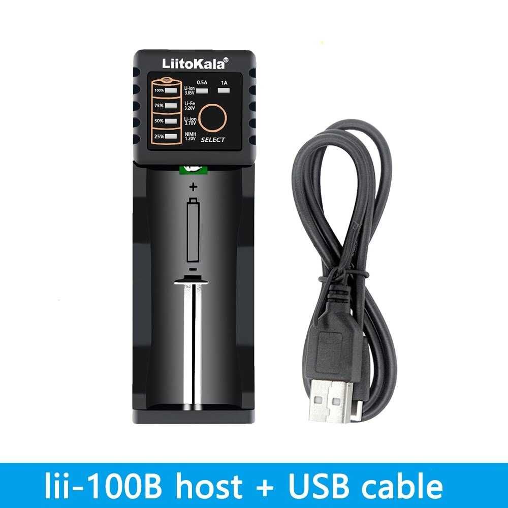 LiitoKala Lii-100B Зарядное устройство для аккумулятора