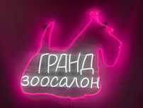 Неонова вивіска Скотч тер'єр гранд зоосалон 700x600 Комбінований