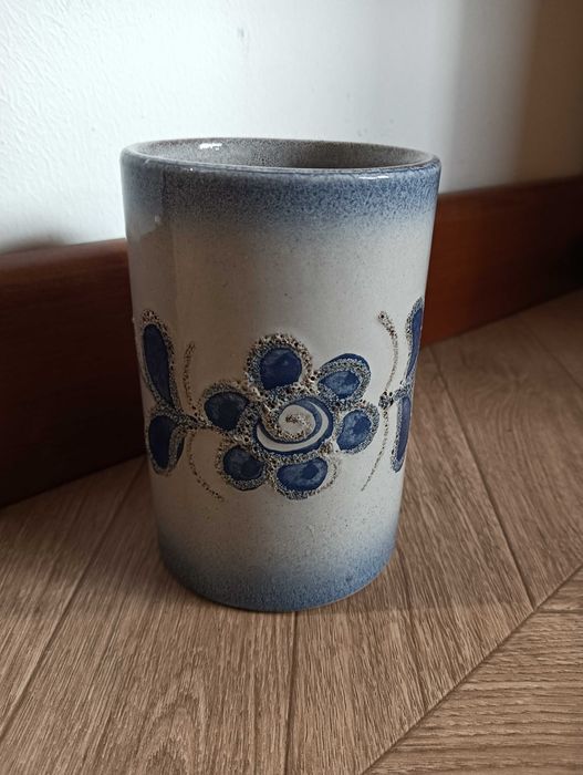 Wazon ceramiczny Strehla niebieski tuba