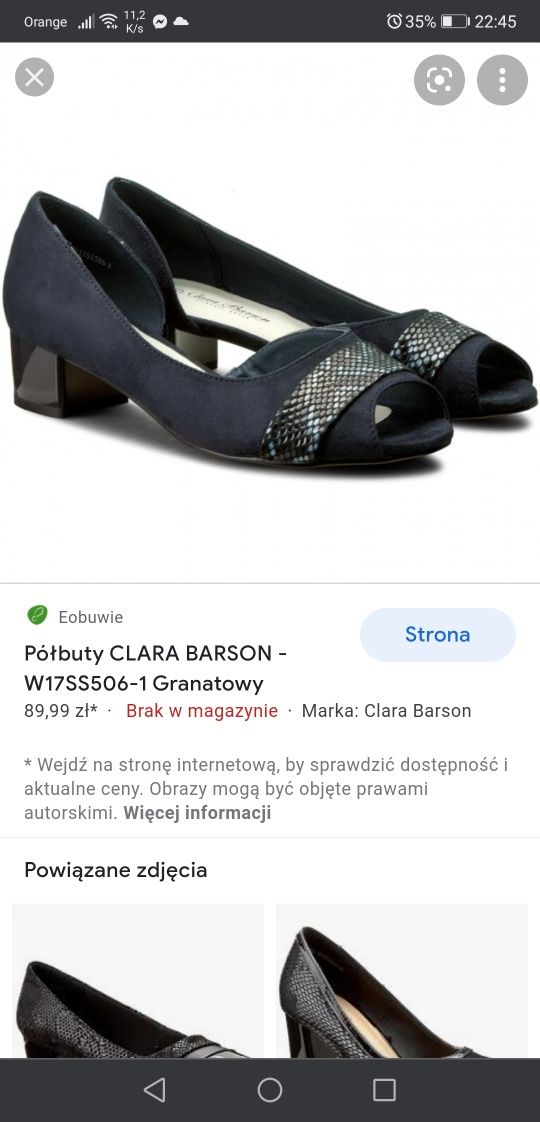 Buty Clara Barson