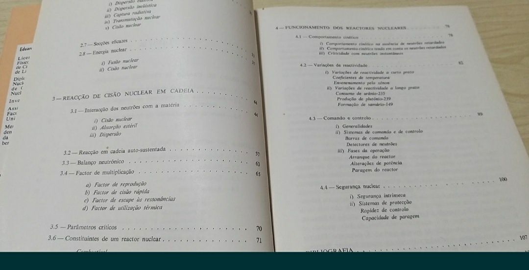 Reactores Nucleares de Cisão.