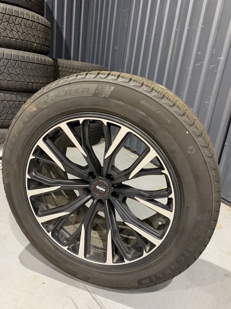 Продам гуму мишлен 265/50 r20 з дисками момо