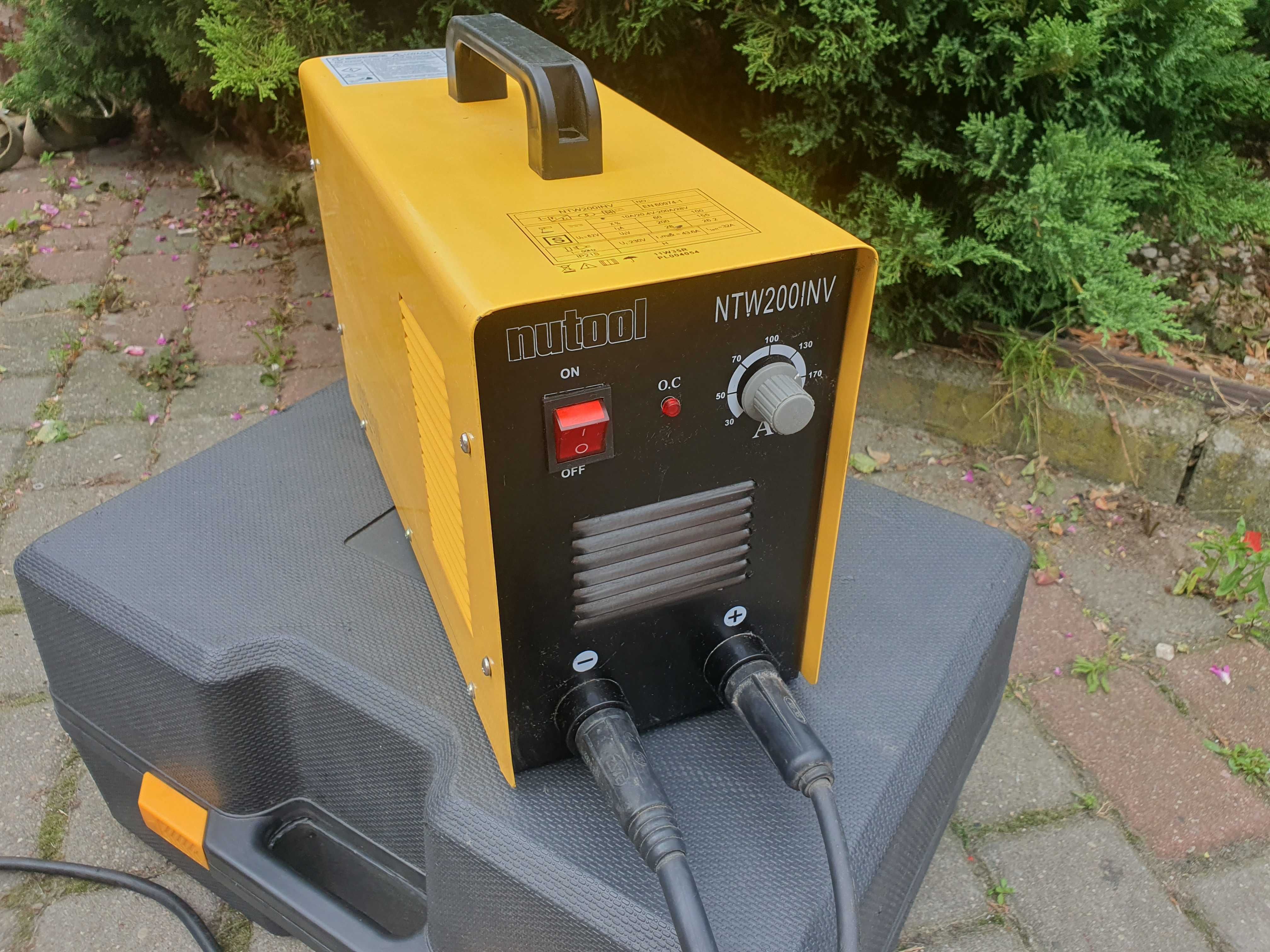 Spawarka inwertorowa NUTOOL NTW200INV w WALIZCE 7000W FV