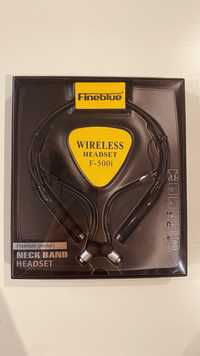 Słuchawki czarne douszne Fineblue F500i