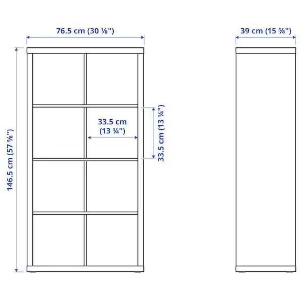 Estante Kallax IKEA + Cestos