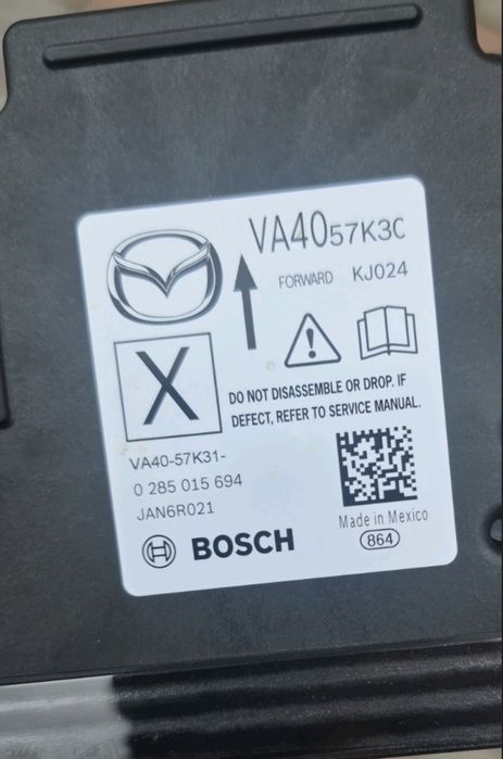 сброс данных об авариях всіх марок  MAZDA CX-5 2023 SRS  KEAD 5.30 VA4