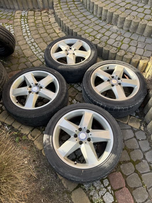 Felgi Koła Mercedes-Benz Oryginalne 5x112 17 Cali Opona