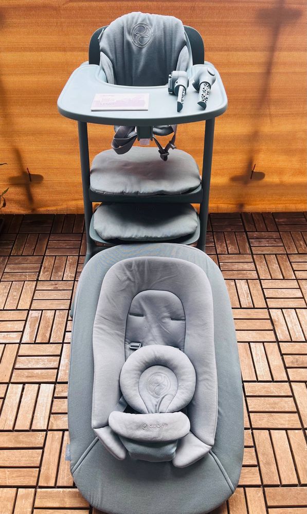 Cybex Lemo 4w1 – krzesełko do karmienia + leżaczek dla noworodka