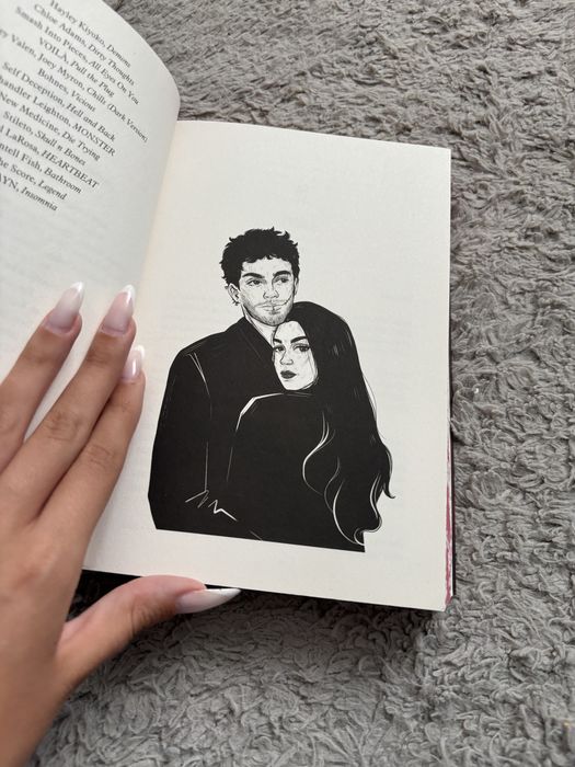 książka z autografem fortunateem ruby bloody valentine