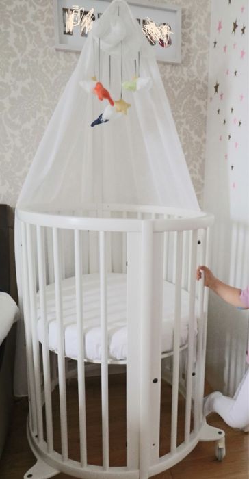 Łóżeczko Stokke Sleepi Mini V2 baldachim - rozszerzenie do 127 cm